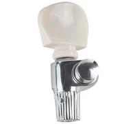 Golden Gate P-149 Banjo Tuner - Nickel - Single 5th Peg,White, Silver