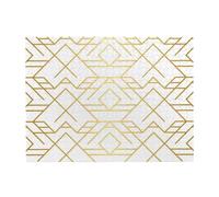 Golden Geometric Pattern,500 Pieces Puzzles for Adults-Wooden Jigsaw Puzzle for Adults Elderly