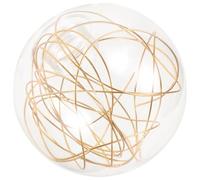 Golden Glass Globe Lamp Shade Replacement for G9 Ceiling Fixture | Rounded Edges, Design, Simple Installation, Modern Minimalist Look, Study Pendant Lighting Use