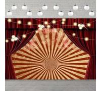 Golden Glitter Red Curtain Halloween Photography Backdrop Circus Carnival Sparkling Stripes Background Birthday Party Decoration Banner 300x200CM
