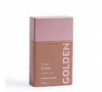 Golden Glow Drops - Liquid Illuminator for Radiant Dewy Finish, Face Highlighter & Glow Enhancer, 30ml, 2 Shades Available (Medium Dark)