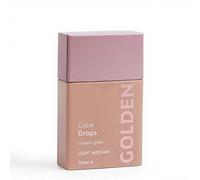Golden Glow Drops - Liquid Illuminator for Radiant Dewy Finish, Face Highlighter & Glow Enhancer, 30ml, 2 Shades Available (Light Medium)