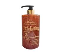 Golden Glow Intensive Whitening Exfoliating Shower Gel, Body Wash with Tumeric & Carrot Extract 1000ml