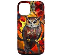Golden Glow Owl with Autumn Leaf Highlights Case for iPhone 12/12 Pro