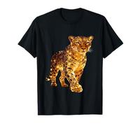 Golden Glowing Tiger T-Shirt