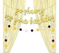 Golden Go Shawty Its Your Birthday Decoration Early 2000s Hip Hop Birthday Party Supplies Y2K Party Supplies