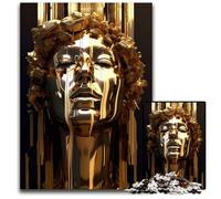 Golden Goddess Of Beauty Jigsaw Puzzles 1000 Pieces for Adults Paper Jigsaw Puzzles Perfect for Family Fun Party Games Birthday Party Favors 1000 PCS(38x26cm)