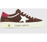 GOLDEN GOOSE Boy's May Smooth and Suede Calfskin Leather Sneakers - Size: 39 - male