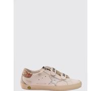 GOLDEN GOOSE Boy's Old School Leather Sneakers with Hook-and-Loop Fastening - Size: 29 - female