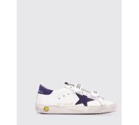 GOLDEN GOOSE Boy's Old School Leather Sneakers with Velcro Closure - Size: 33 - male