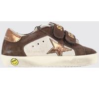 GOLDEN GOOSE Boy's Old School Leather Velcro Sneakers - Size: 21 - unisex