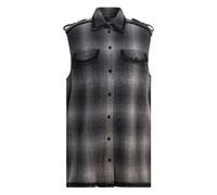 Golden Goose checked mini dress - Grey M