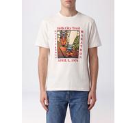 GOLDEN GOOSE Contrasting Graphic Logo Cotton T-shirt - Size: S - male