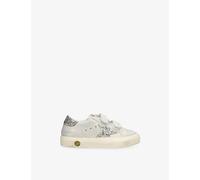 Golden Goose Golden Goose Kids' May Leather Trainers Silver Com Eur 24 / 7 UK Kids