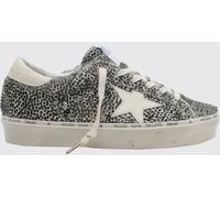 GOLDEN GOOSE Hi Star Animal Print Pony Hair Trainers with Platform Sole - Size: 39 - female