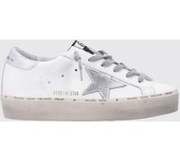 GOLDEN GOOSE Hi Star Leather Platform Sneakers with Laminated Details - Size: 41 - female