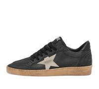Golden Goose Men's Ball Star Leather Sneaker Dark Grey/Sand