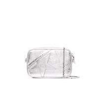 Golden Goose Mini Star metallic crossbody bag - Silver One Size