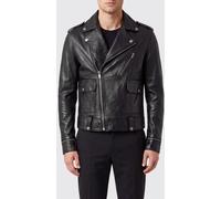 GOLDEN GOOSE Ovine Leather Biker Jacket with Asymmetrical Zip Closure - Size: 48 - male