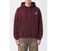 GOLDEN GOOSE Relaxed Fit Cotton Hoodie with Kangaroo Pocket and Contrast Logo - Size: XXS - male