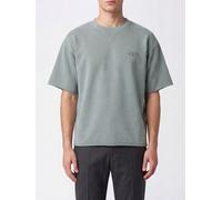 GOLDEN GOOSE Relaxed Fit Short-Sleeved Cotton Sweatshirt with Print - Size: M - male