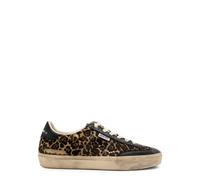 Golden Goose Soul Star Leopard-print Calf-hair Sneakers - 41 (IT41 / UK8)