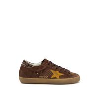 Golden Goose Super-star Glittered Suede Sneakers - Brown - 38 (IT38 / UK5)