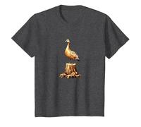 Golden Goose T-Shirt, Youth, Dark Heather Grey, Large