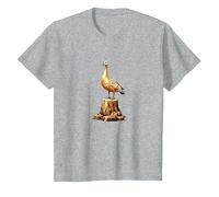 Golden Goose T-Shirt, Youth, Heather Grey, Medium