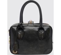 GOLDEN GOOSE Vita Handbag in Distressed-Effect Leather with Shoulder Strap