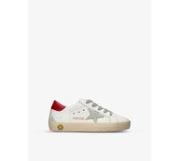 Golden Goose White/red Kids Superstar Logo-print Leather Low-top Trainers 6 Months-5 Years Eur 20 / 4 Uk
