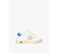 Golden Goose White/vy Kids May School Leather Trainers 6 Months - 5 Years Eur 24 / 7 Uk