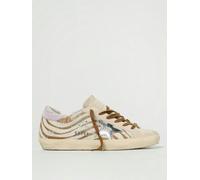 Golden Goose Women's Animal Print Leather Upper Low Top Sneakers with Star Accent - Multicolor - 39 IT