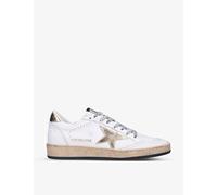 Golden Goose Womens Golden Goose Ballstar 80608 Leather Low-Top Trainers White/Oth Eur 40 / 7 UK Women