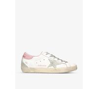 Golden Goose Womens Golden Goose Superstar 10914 Star-Applique Low-Top Leather Trainers White/Comb Eur 40 / 7 UK Women