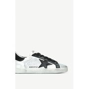 Golden Goose Womens Golden Goose Women's A8 Superstar Leather Trainers Silver Com Eur 36 / 3 UK Women