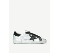 Golden Goose Womens Golden Goose Women's A8 Superstar Leather Trainers Silver Com Eur 37 / 4 UK Women