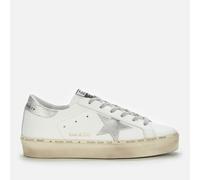 Golden Goose Womens Hi-Star Leather Flatform Trainers in White - Size UK 6