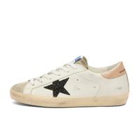 Golden Goose Women's Super Star Sneaker White/Taupe/Black