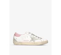 Golden Goose Womens White/comb Superstar 10914 Star-applique Low-top Leather Trainers Eur 40 / 7 Uk Women