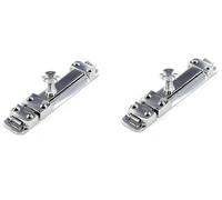 Golden Grace 2 Set Security Slide Door Bolt Polished Chrome Finish With Screws - 150mm