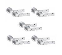 Golden Grace 5 Pair Nova Design Internal Door Handles Round Rose Polished Chrome Finish