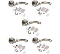 Golden Grace 5 Set's Internal Door Handle Pack C/w Latch & Bb Hinges