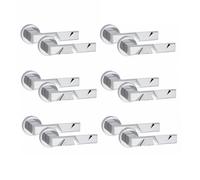 Golden Grace 6 Pair Nova Design Internal Door Handles Round Rose Polished Chrome Finish