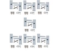 Golden Grace 7 Set Victorian Straight Polished Chrome Lever Latch Internal Door Handles Sets With 2.5 " Latch And Standard Butt Hinges