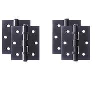 Golden Grace Ball Bearing Timber Door Hinges, Matt Black, 2 Pairs