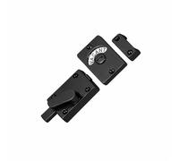 Golden Grace Bathroom Toilet Indicator Bolt Vacant/Engaged, Matt Black | Includes all necessary screws for easy screwdriver fitting; features emergency coin release and durable die-cast strength.