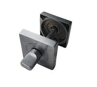 Golden Grace Bathroom Turn & Release Set on Square Rose, Satin Chrome