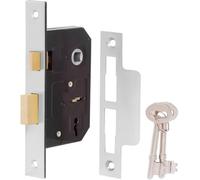 Golden Grace Bolt Through Polished Chrome Finish 64mm 2.5" 3 Lever Sash Lock
