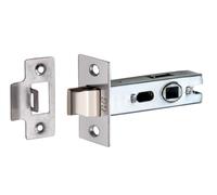 Golden Grace Bolt Through Tubular Latch, Chrome Finish 3" 75mm